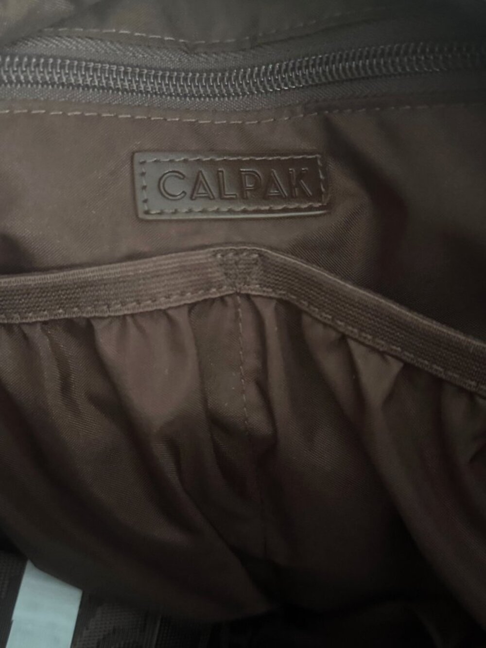 NWT CALPAK Luka Duffel Walnut Weekender Travel Gym Bag Shoe Compartment - Picture 8 of 13